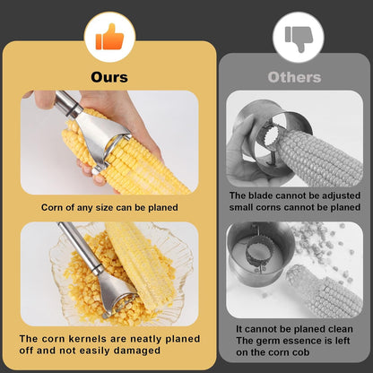 2 PCS Corn Peeler, Stainless Steel Corn Stripper Tool