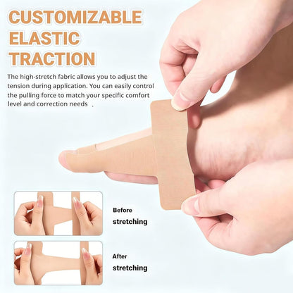 20Pcs Pre-Cut Bunion Support Tape, Elastic Breathable Latex-Free Kinesiology Tape