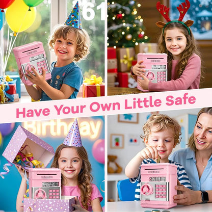 Electronic Piggy Bank ATM Machine Money Safe
