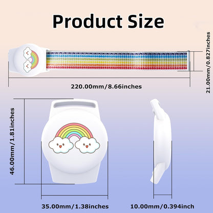 Cute Cartoon Pattern Nylon Bracelet Compatible with Tracker for Kids