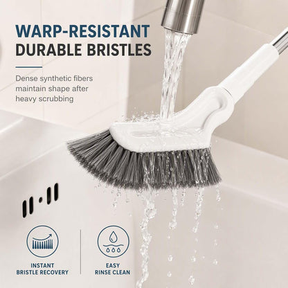 2PACK Telescopic Long Handle Crevice Cleaning Brush for Narrow Gaps