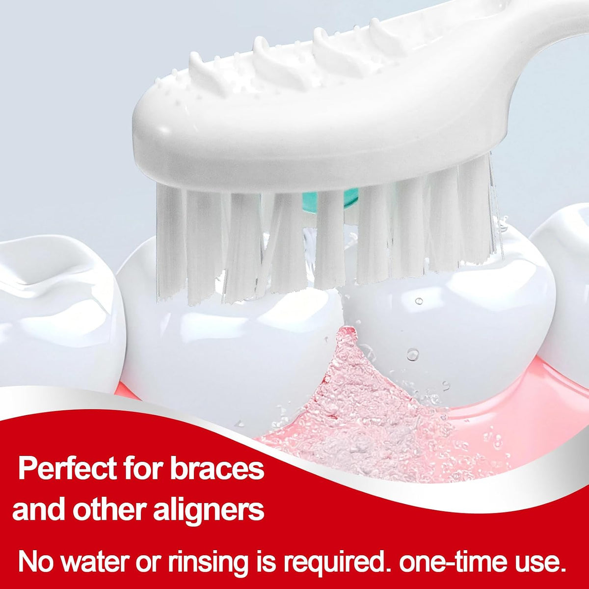20Pcs 4 in 1 Disposable Mini Travel Toothbrushes-Mini Disposable Toothbrushes