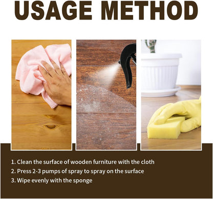 Beeswax Wood Polish - Furniture Polish with Tool