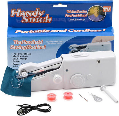 Handheld Sewing Machine, Mini Portable Sewing Machine Kit for Beginners