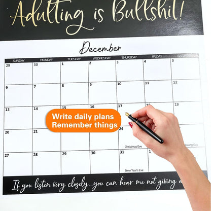 2027 F*ck It Calendar for Tired-Ass Women