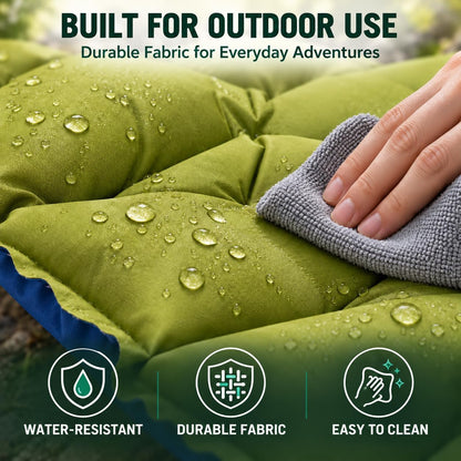Camping Sleeping Pad, Ultralight Camping Mat with Pillow