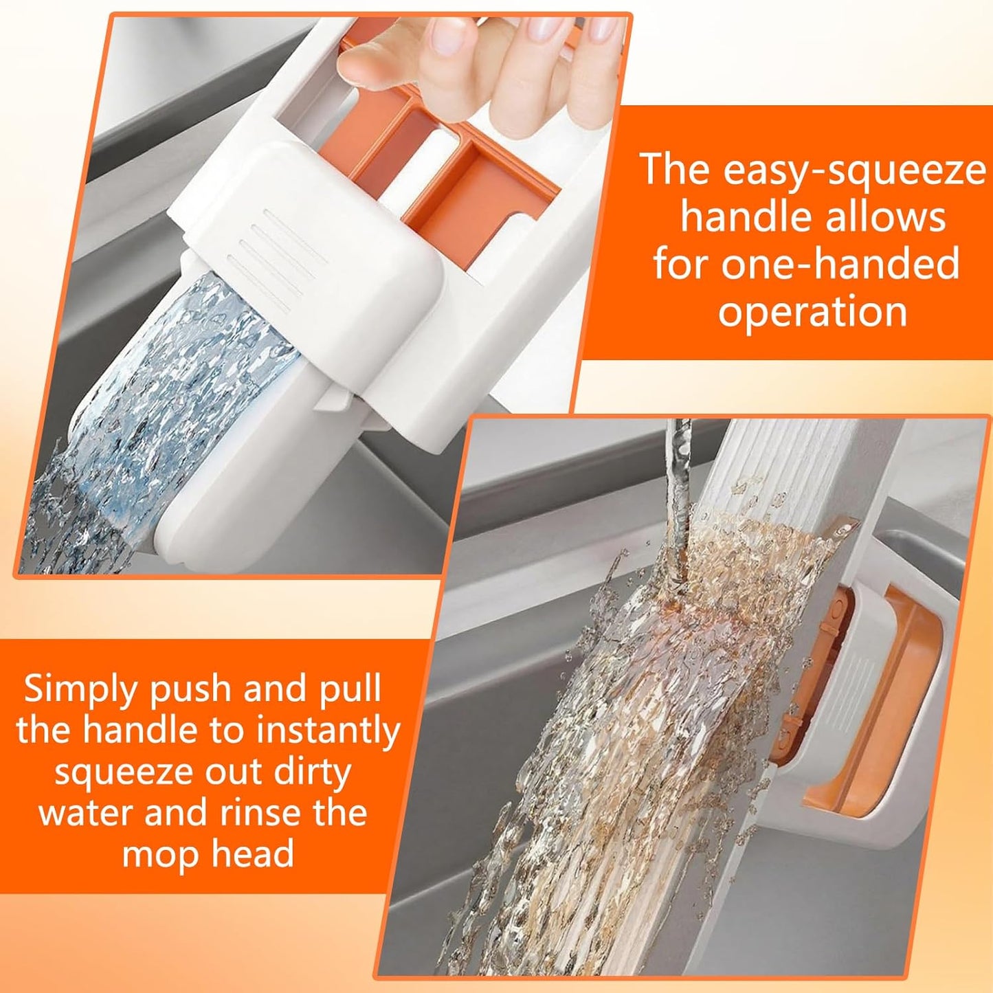 2Pcs Mini Foldable Desktop Mop – Portable Sponge Mop for Small Spaces