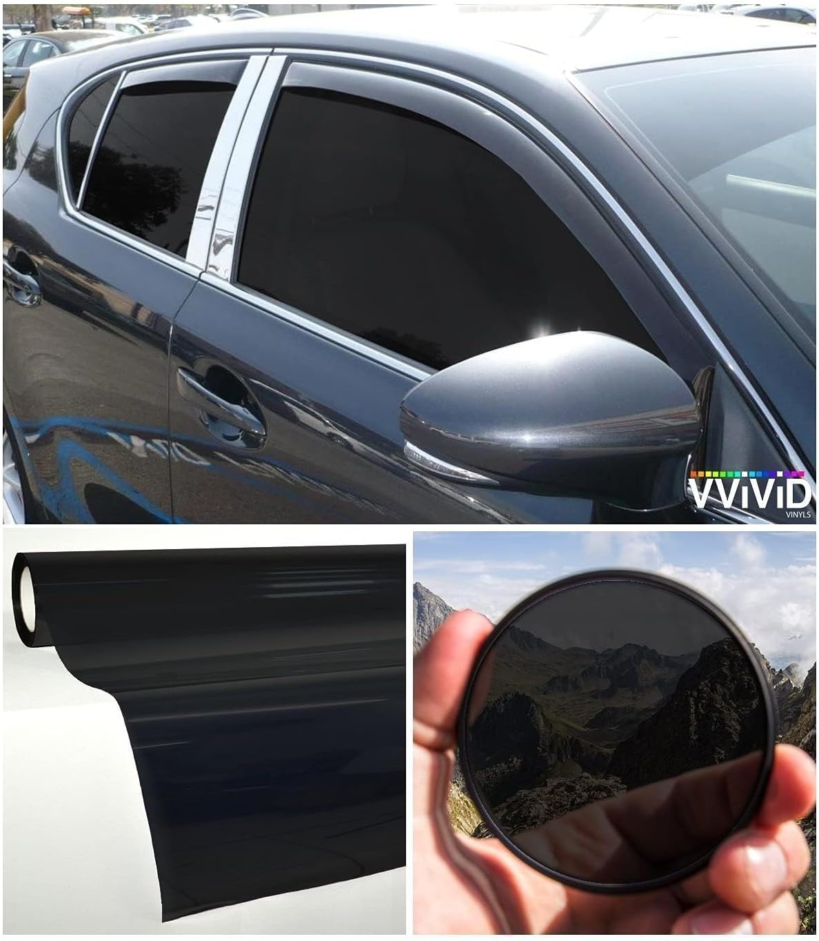 Window Heat Insulation Privacy Film 99% UV Protection Heat Control