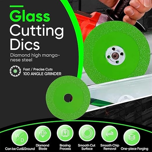 2Pcs Rock Slab Grinding Disc Cutting Blade, 4 * 7/8 inch