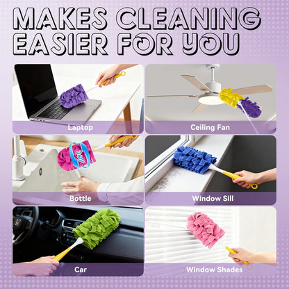 Fleece & Microfiber Rotating Cleaning Duster