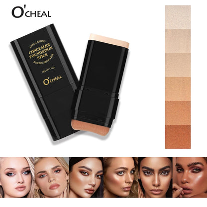 2PCS Face Foundation Contour Stick Long-wear Concealer
