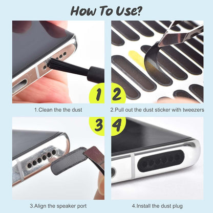 100Pcs Universal Smartphone Speaker Dustproof Mesh Cover Audio Clarity Enhancing