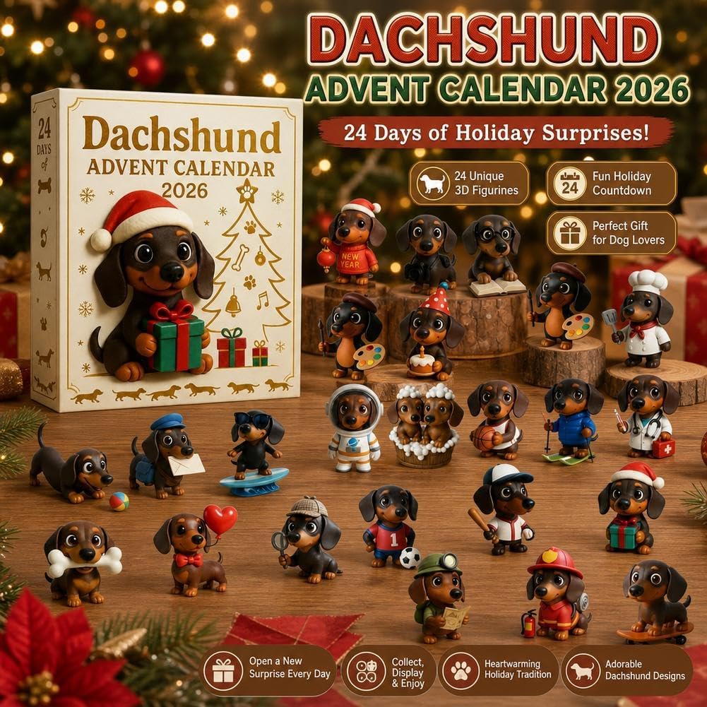 Dachshund Advent Calendar – 24 Days of Adorable Puppy Surprises