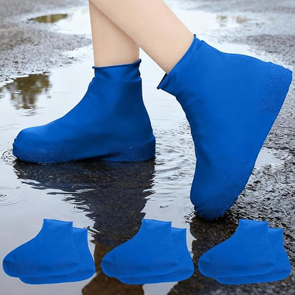 Outdoor Reusable Latex Rain Boot Covers, Waterproof, Durable