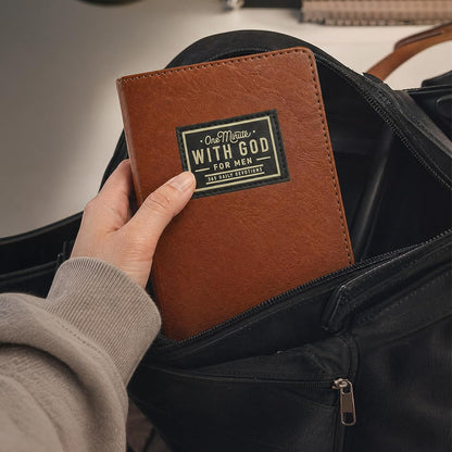 One Minute WITH GOD for men, 365 Days of Daily Prayer Brown Book