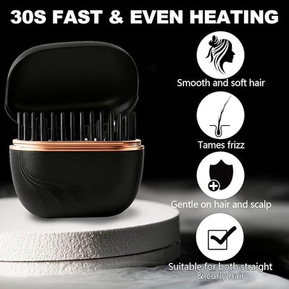 Mini Hair Straightener – Fast Heating Hot Comb
