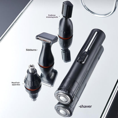 4-in-1 Men's Multifunctional Electric Shaver and Nose Hair Trimmer