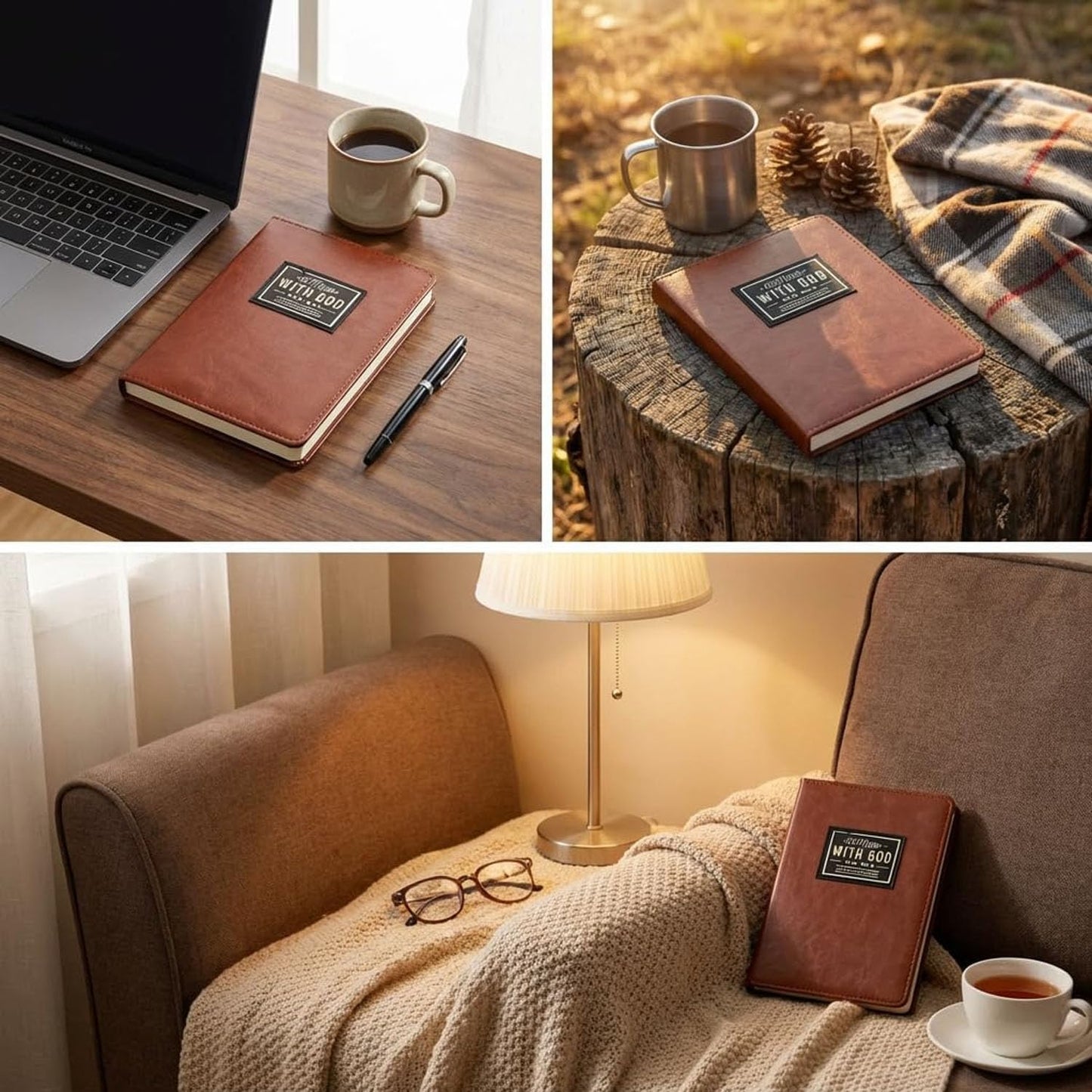 One Minute WITH GOD for men, 365 Days of Daily Prayer Brown Book