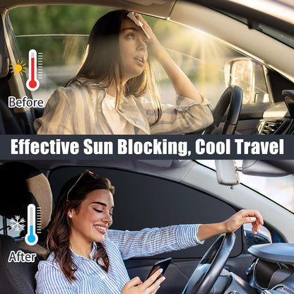 Car Privacy Curtains, Full Blackout Car Window Shades