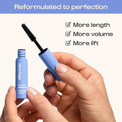 Black Mascara Waterproof Volume Lengthening Smudge-proof Eyelashes Eye Makeup