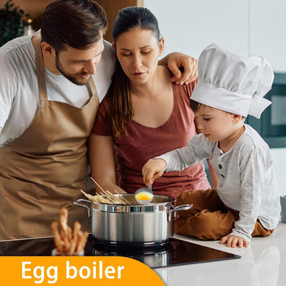 2PCS Stainless Steel Hanging Egg Poacher