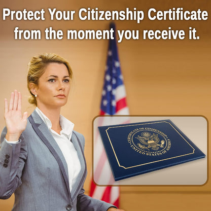 U.S. Citizenship Certificate Protective Sleeve — 250th Anniversary Commemorative Edition