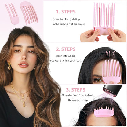 2PCS Volumizing Hair Clips for Women Root Booster