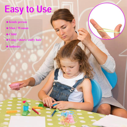 1000PCS Little Elastic Hair Bands for Girls Kids Toddler Women