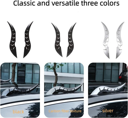 1 Pair Car Roof Dragon Horns Modification