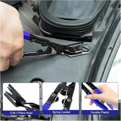 Automobile Interior Upholstery Trim Clip Pliers Remover Tool, Push Pin Pliers Panel Clip