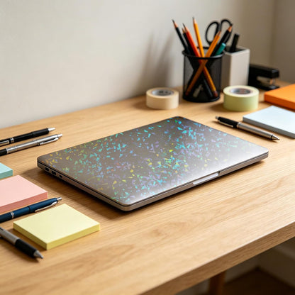 1Roll Iridescent Holographic Sticker Paper Vinyl Roll Self-Adhesive Laminating Sheets Film 11.8inch*10ft
