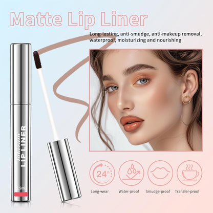 4 PCS/set Peel Off Matte Lip Liner, Transfer-proof Lip Stain