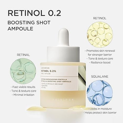 3Pcs Boosting Shot Ampoule, Volufiline & Hyaluronic Acid Serum for Face