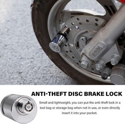 Motorcycle Disc Brake Lock, Anti Theft Motorbike Safety Brake Disk Lock with Two Keys