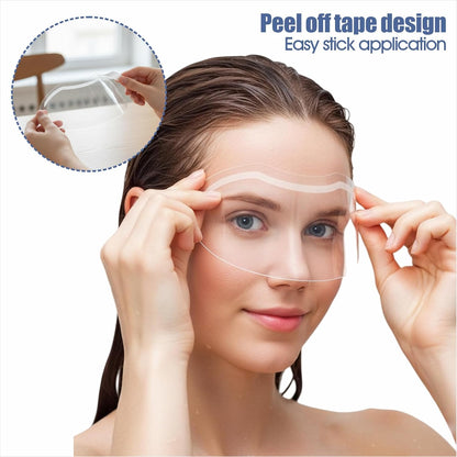 50 Pcs Microblading Shower Face Shields, Disposable Face Visor Masks