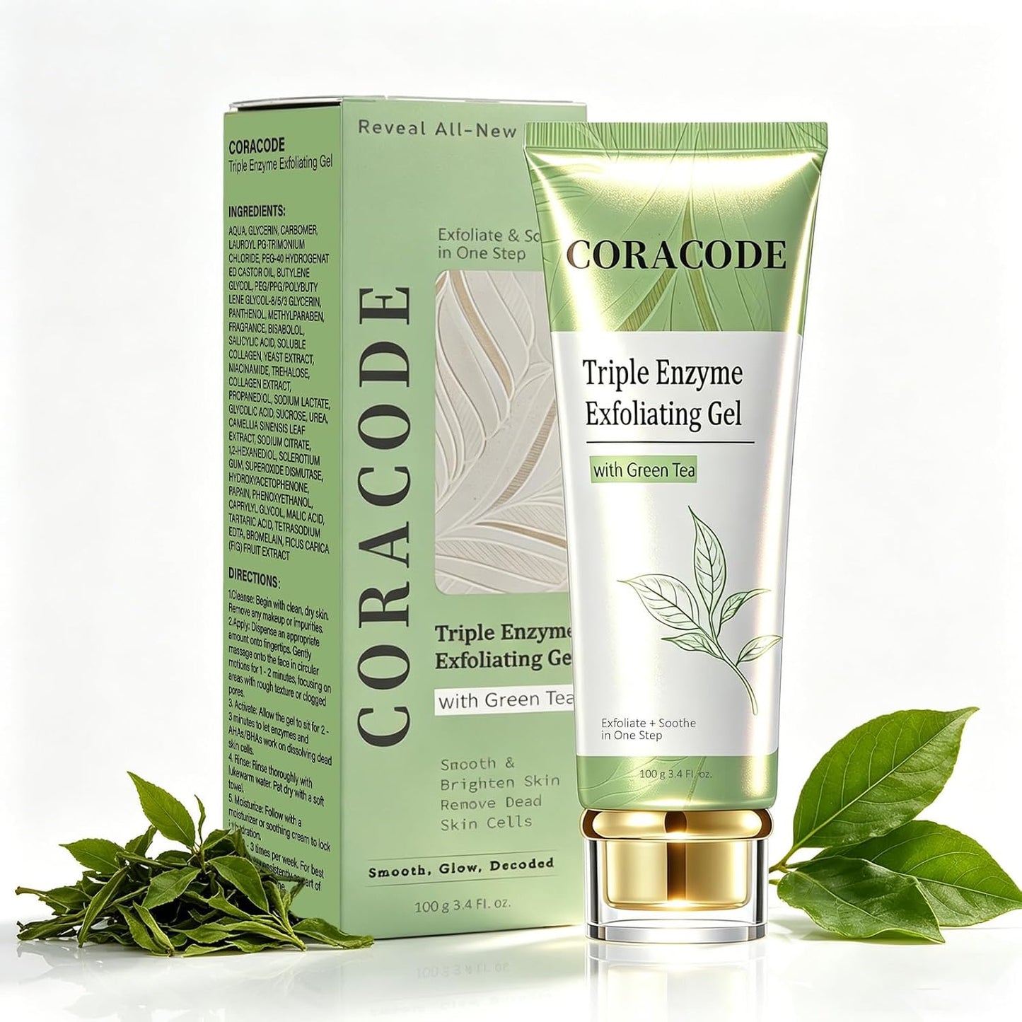 Triple Enzyme Green Tea Exfoliating Aqua Peel Gel(100ml / 3.4 fl.oz)