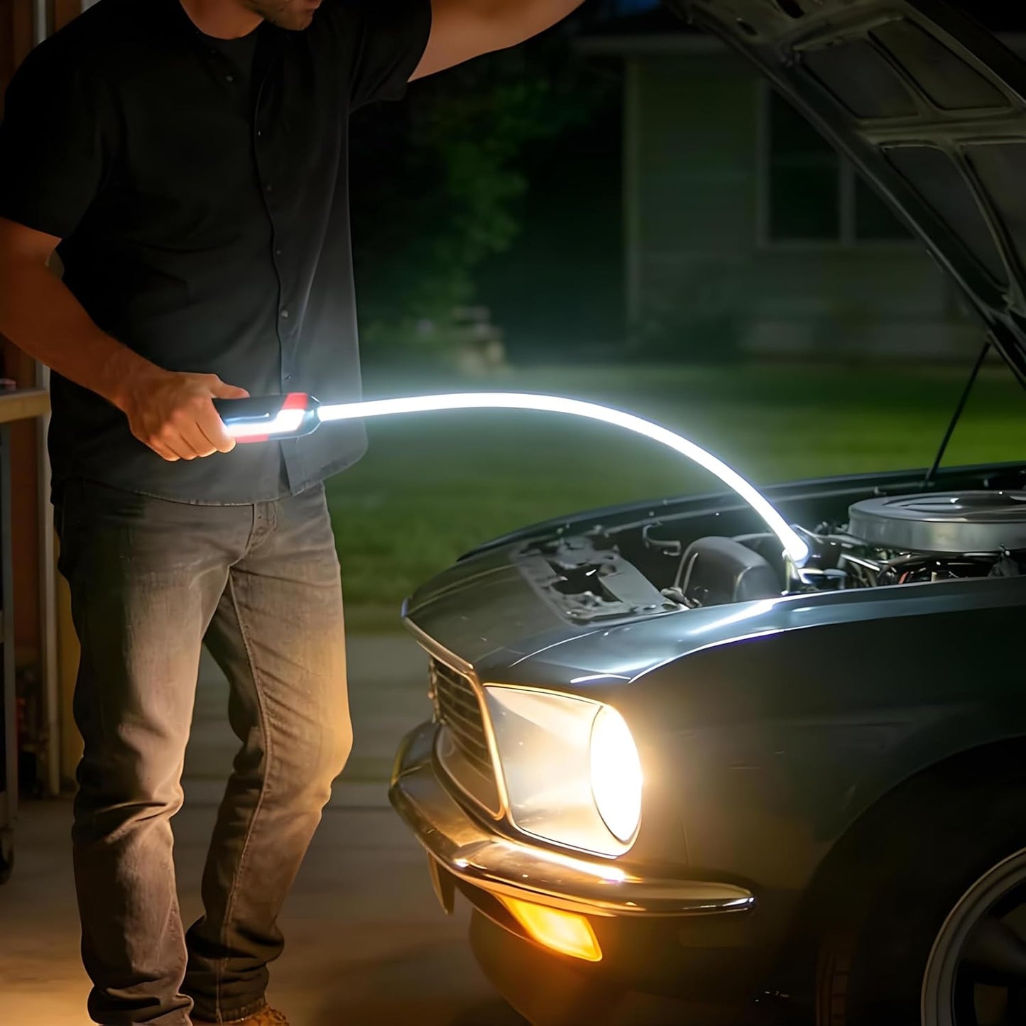 Flexible LED Light Stick | 27" Rechargeable Bendable Flashlight