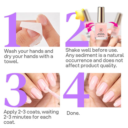 2PCS Get Strong Pink Quick-Dry Nourishing Nail Care Serum