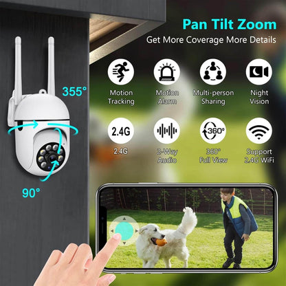 3MP Wired-Wireless Wi-Fi Home Surveillance Camera