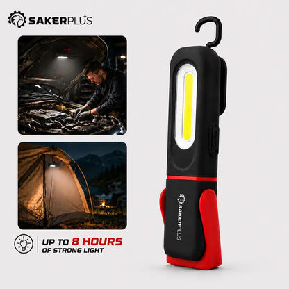 Rechargeable Work Light, 1500LM COB LED Magnetic Mechanic Light