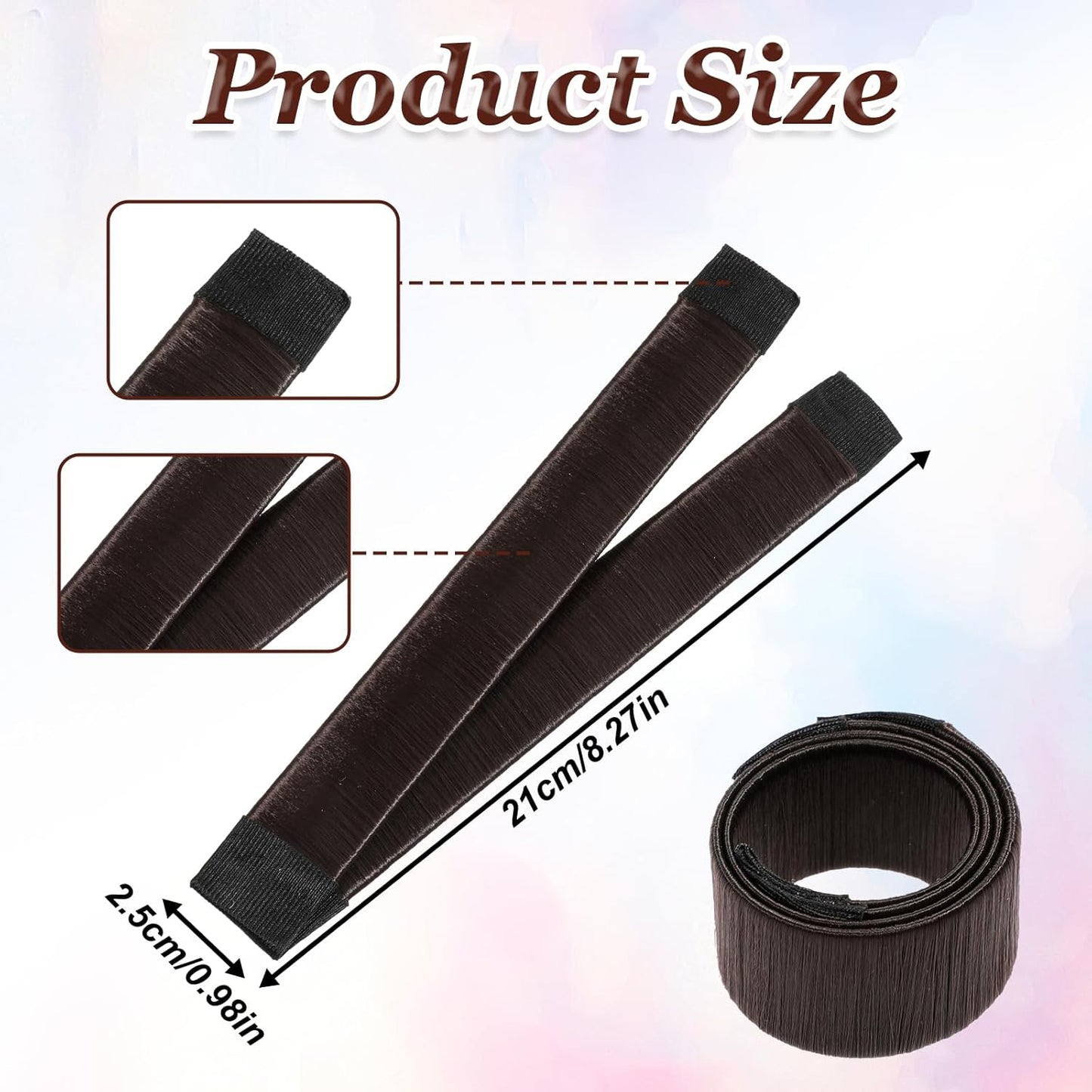 Magic Hair Donut and Double Bun Hair Ties Set for Kids & Women