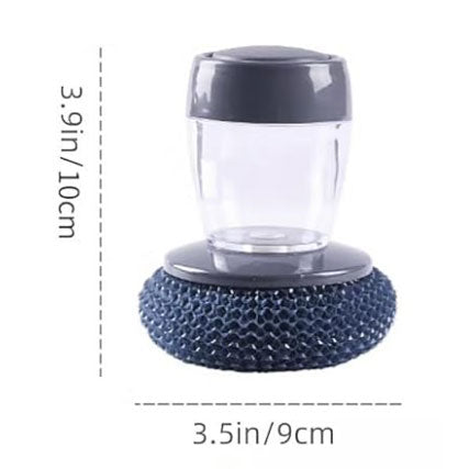 1 Set Dish Brush with Soap Dispenser