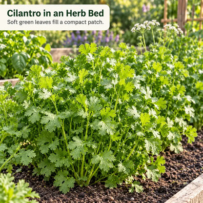 1000 Cilantro Grain for Planting, Fresh Green Herb Leaves