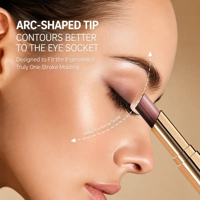 4PCS 3-Color Eyeshadow Stick Gradient, Cream Eyeshadow