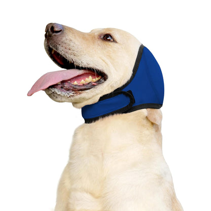 Dog Ear Muffs & No Shake Ear Wrap, Bathing, Drying & Noise Anxiety Relief