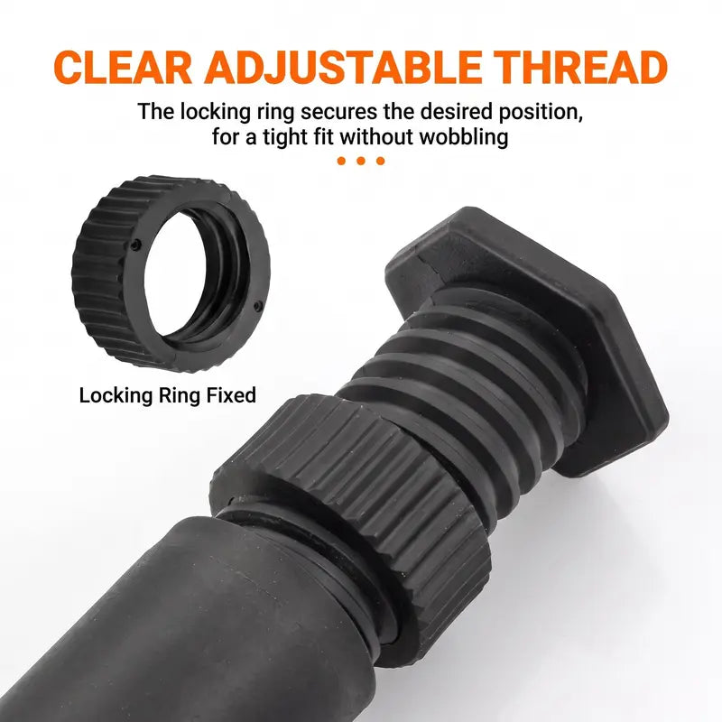 4Pcs Heavy-duty Adjustable Bed Support Legs Furniture Feet