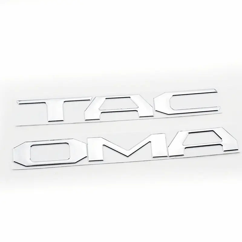 For 2016-2023 Models!!! Upgrade Your Tacoma: Raised Tailgate Insert Emblem Letters