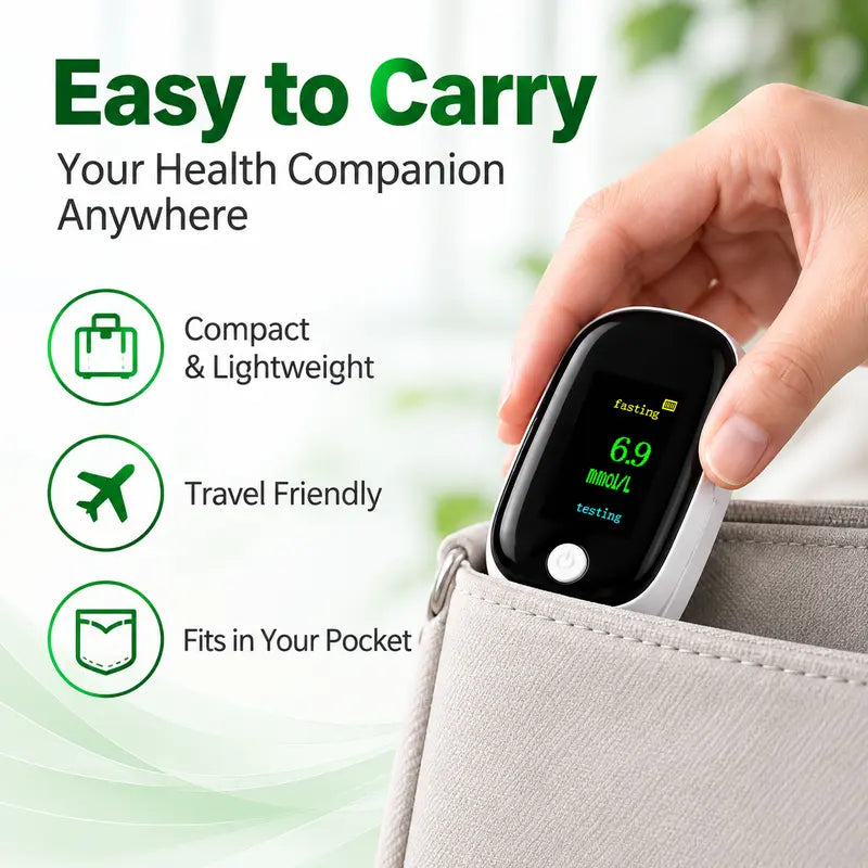 Non-Invasive Fingerstick Blood Glucose Meter—Results in 5 Seconds