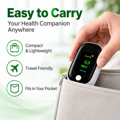 Non-Invasive Fingerstick Blood Glucose Meter—Results in 5 Seconds