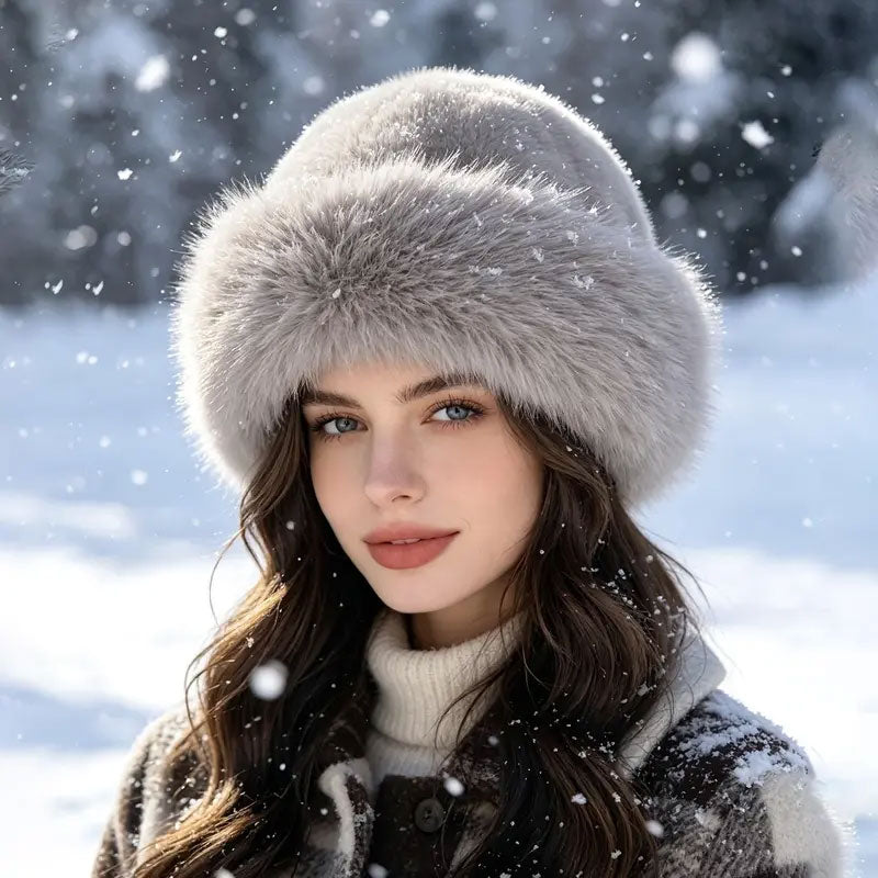Women's Teddy Sherpa Bucket Hat - Ultra Soft Wide Brim Thermal Fisherman Cap